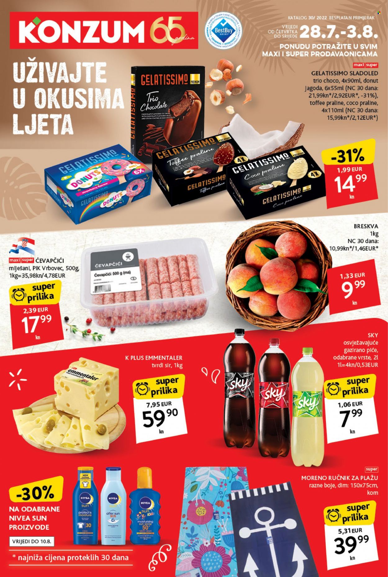 Konzum katalog - 28.07.2022. - 03.08.2022. Stranica 1