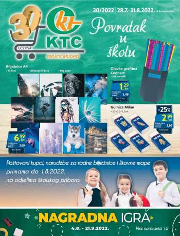 KTC katalog - 28.07.2022. - 31.08.2022.