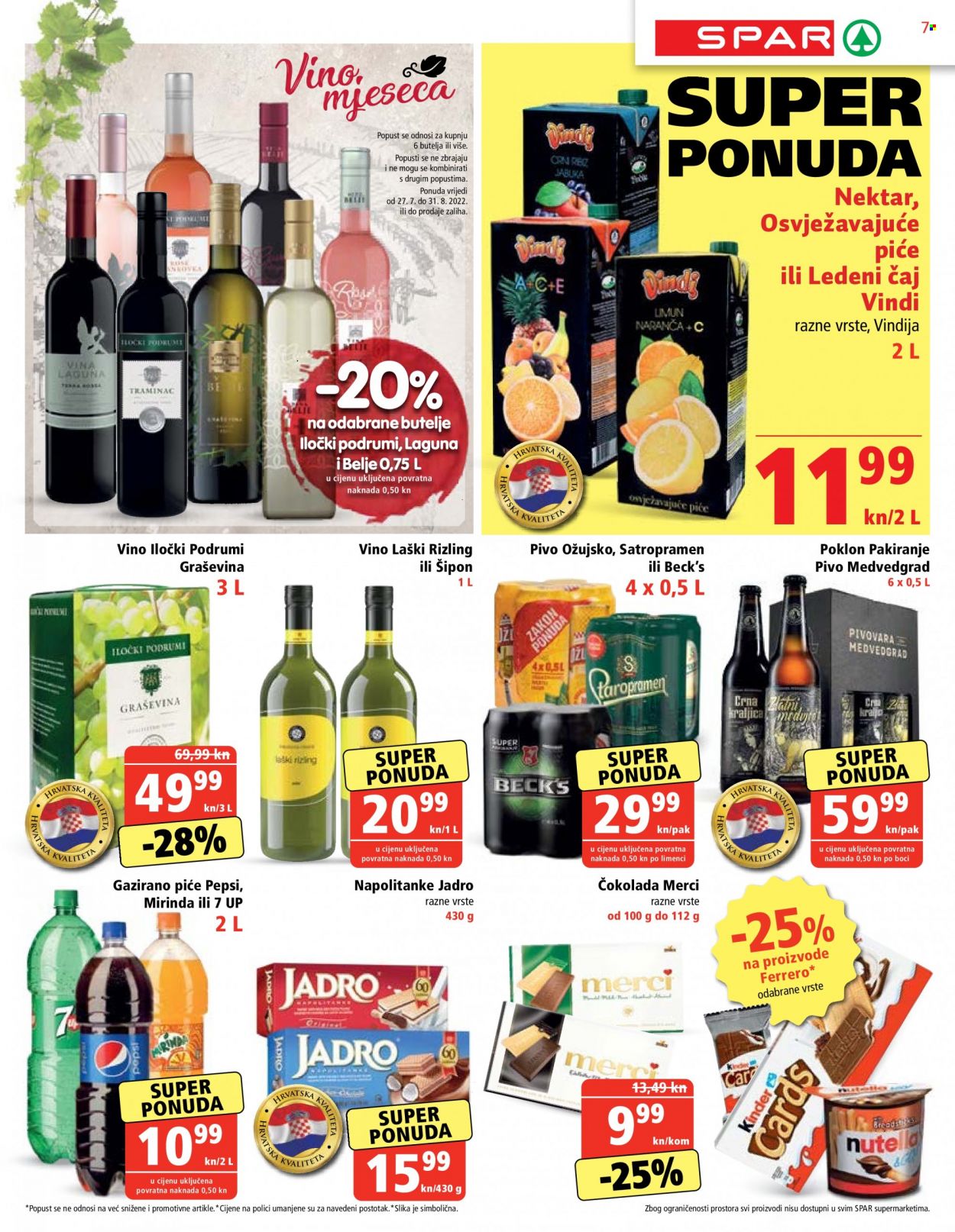 SPAR katalog - 27.07.2022. - 02.08.2022. Stranica 7