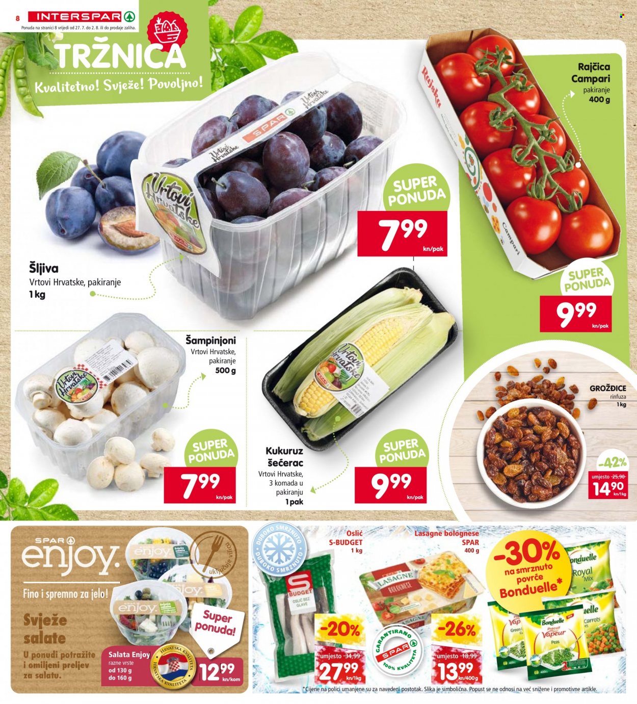 INTERSPAR katalog - 27.07.2022. - 02.08.2022. Stranica 8