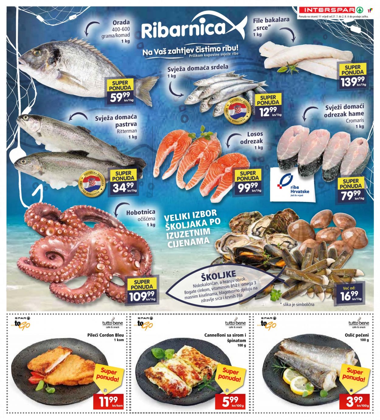 INTERSPAR katalog - 27.07.2022. - 02.08.2022. Stranica 11