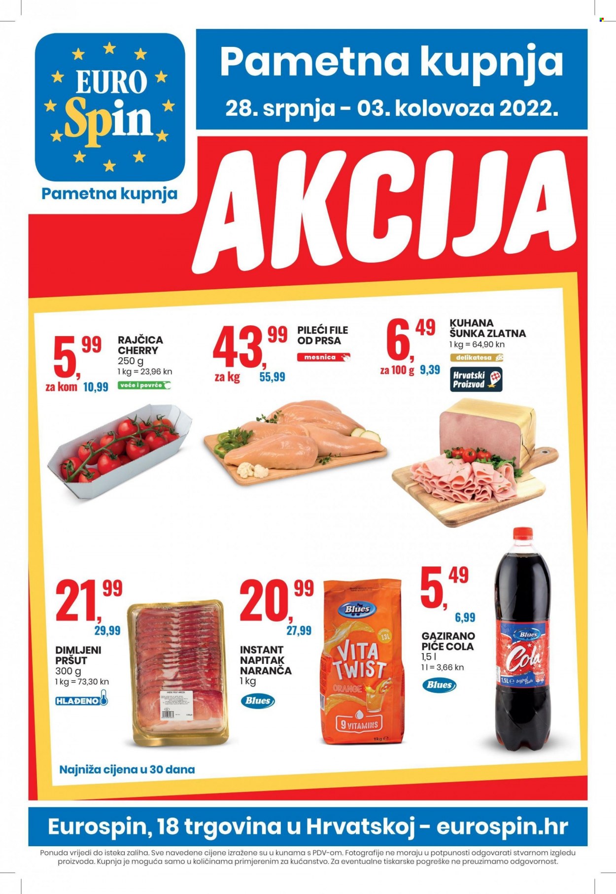 Eurospin katalog - 28.07.2022. - 03.08.2022. Stranica 1