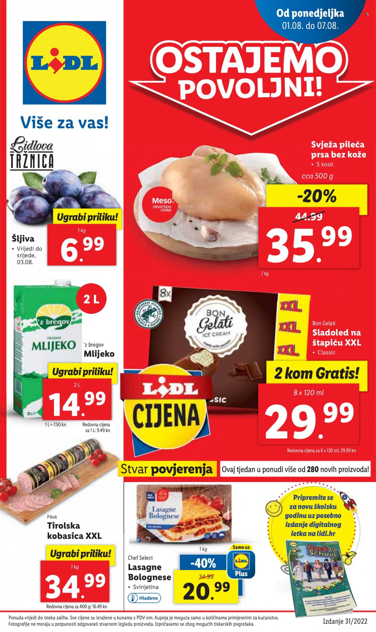 Lidl katalog - 01.08.2022. - 07.08.2022. Stranica 1