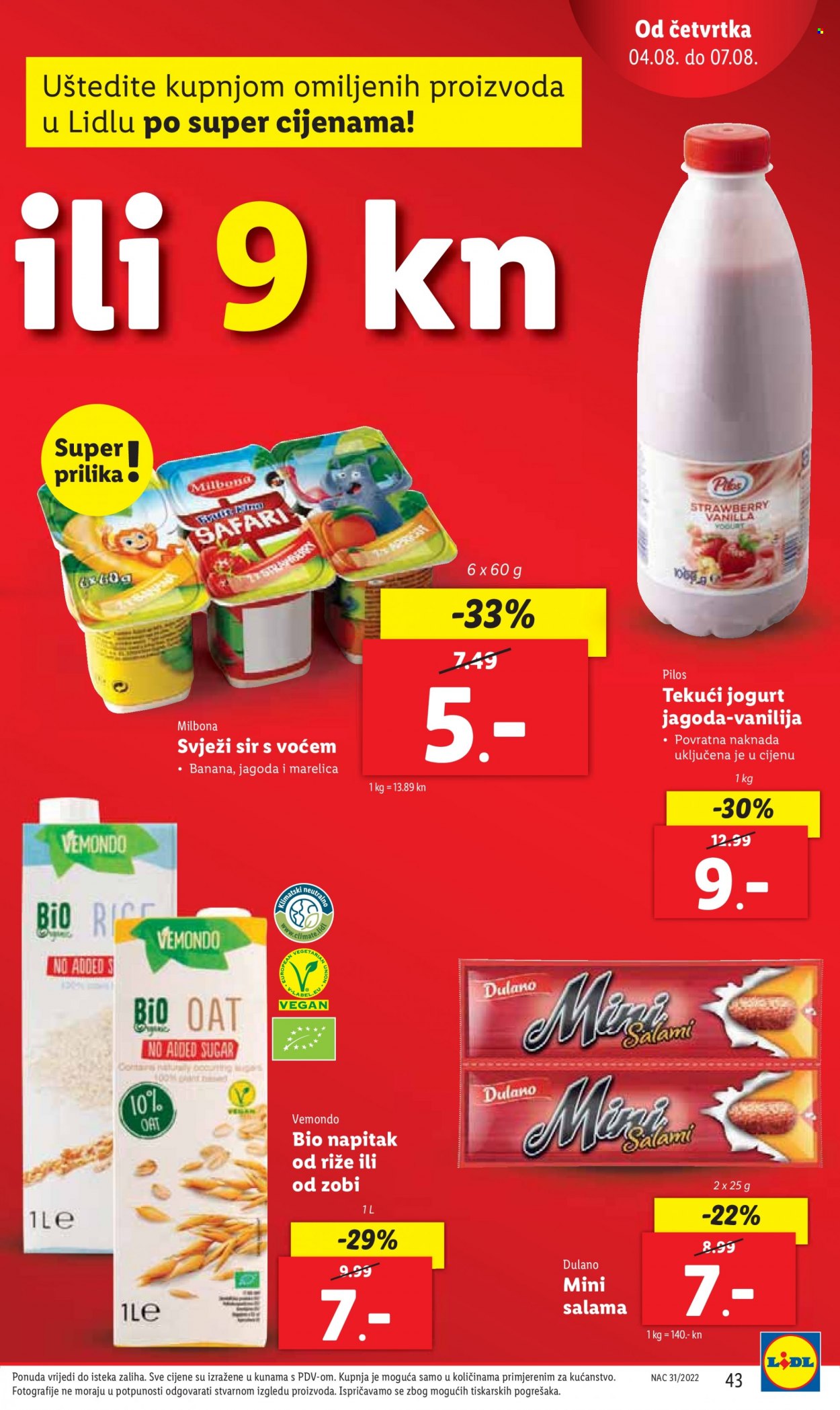 Lidl katalog - 01.08.2022. - 07.08.2022. Stranica 43