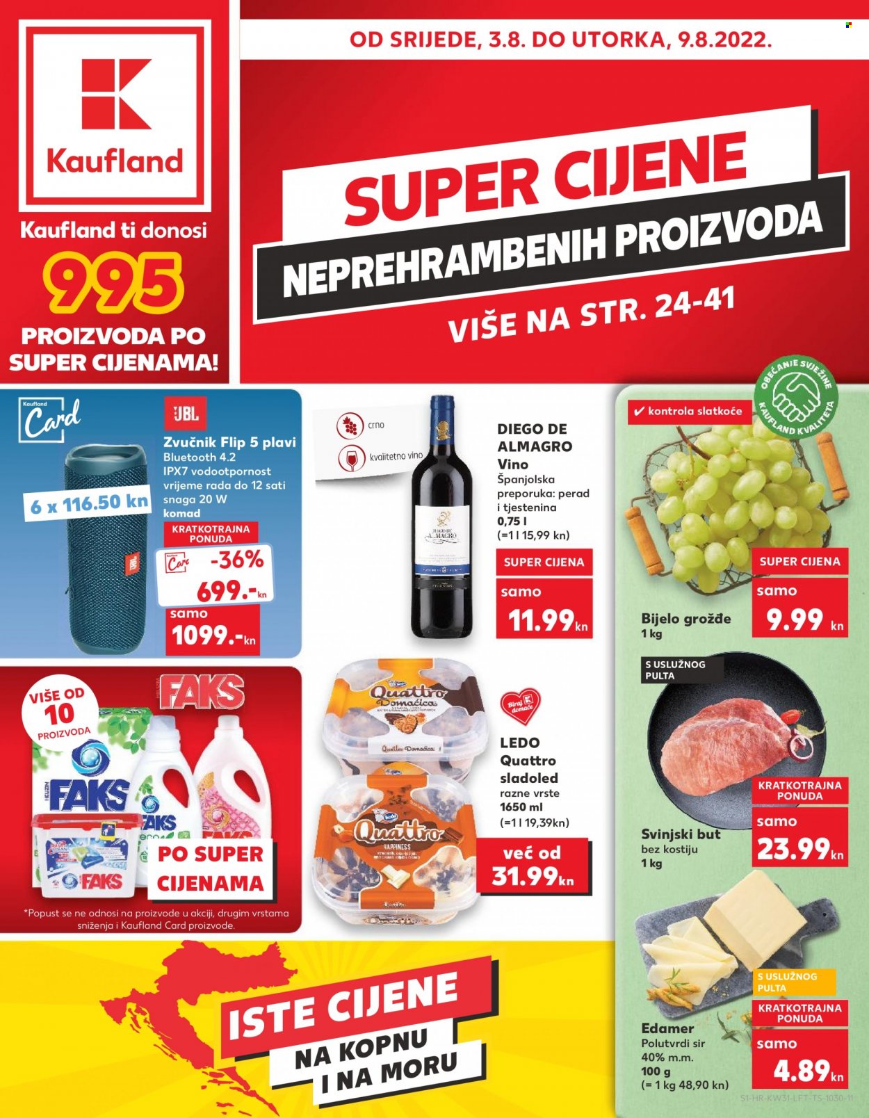 Kaufland katalog - 03.08.2022. - 09.08.2022. Stranica 1