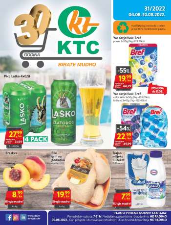 KTC katalog - 04.08.2022. - 10.08.2022.