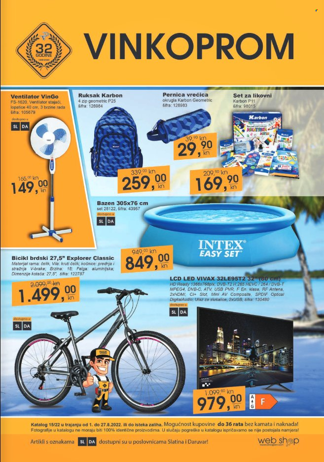 Vinkoprom katalog - 01.08.2022. - 27.08.2022. Stranica 1