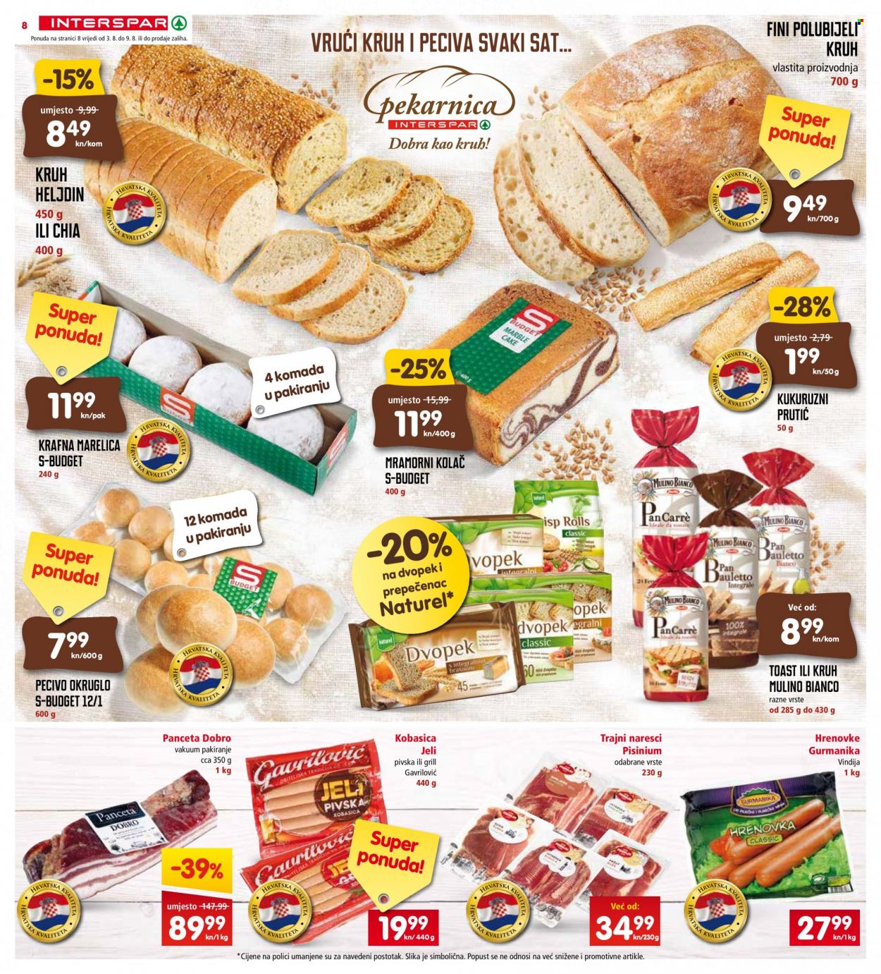 INTERSPAR katalog - 03.08.2022. - 09.08.2022. Stranica 8