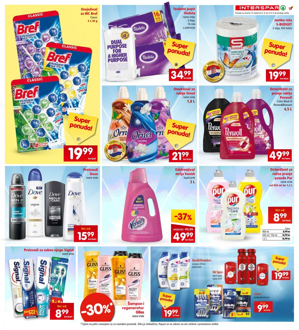 INTERSPAR katalog - 03.08.2022. - 09.08.2022. Stranica 15