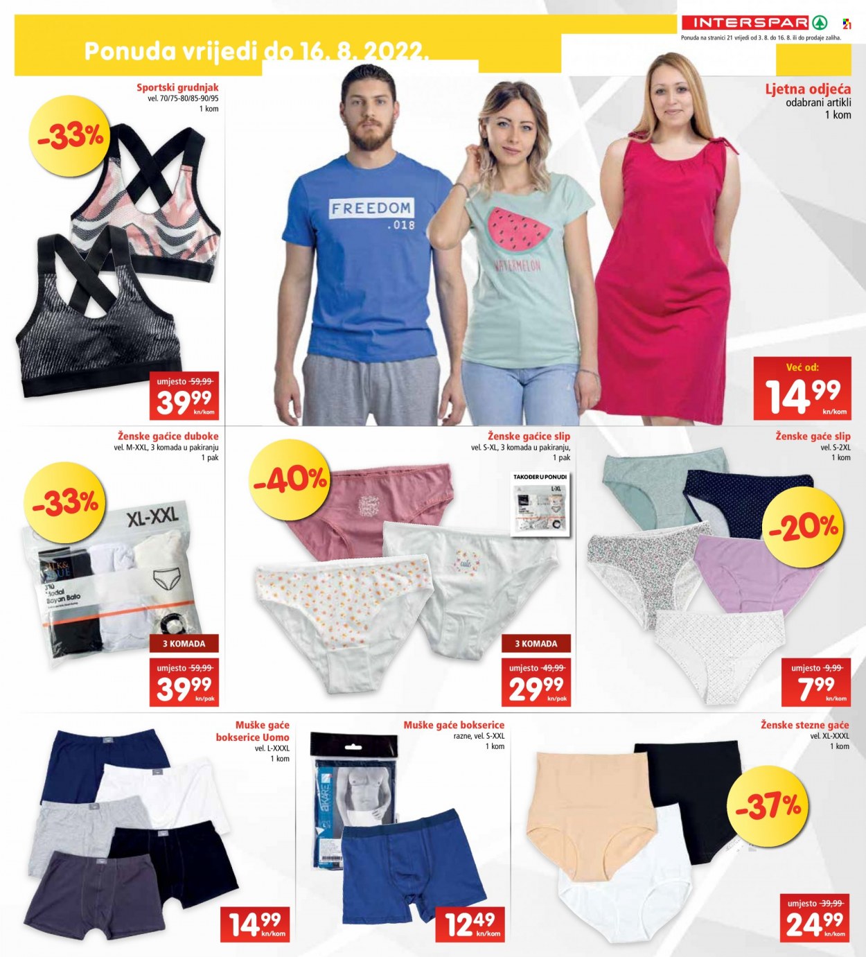 INTERSPAR katalog - 03.08.2022. - 09.08.2022. Stranica 21