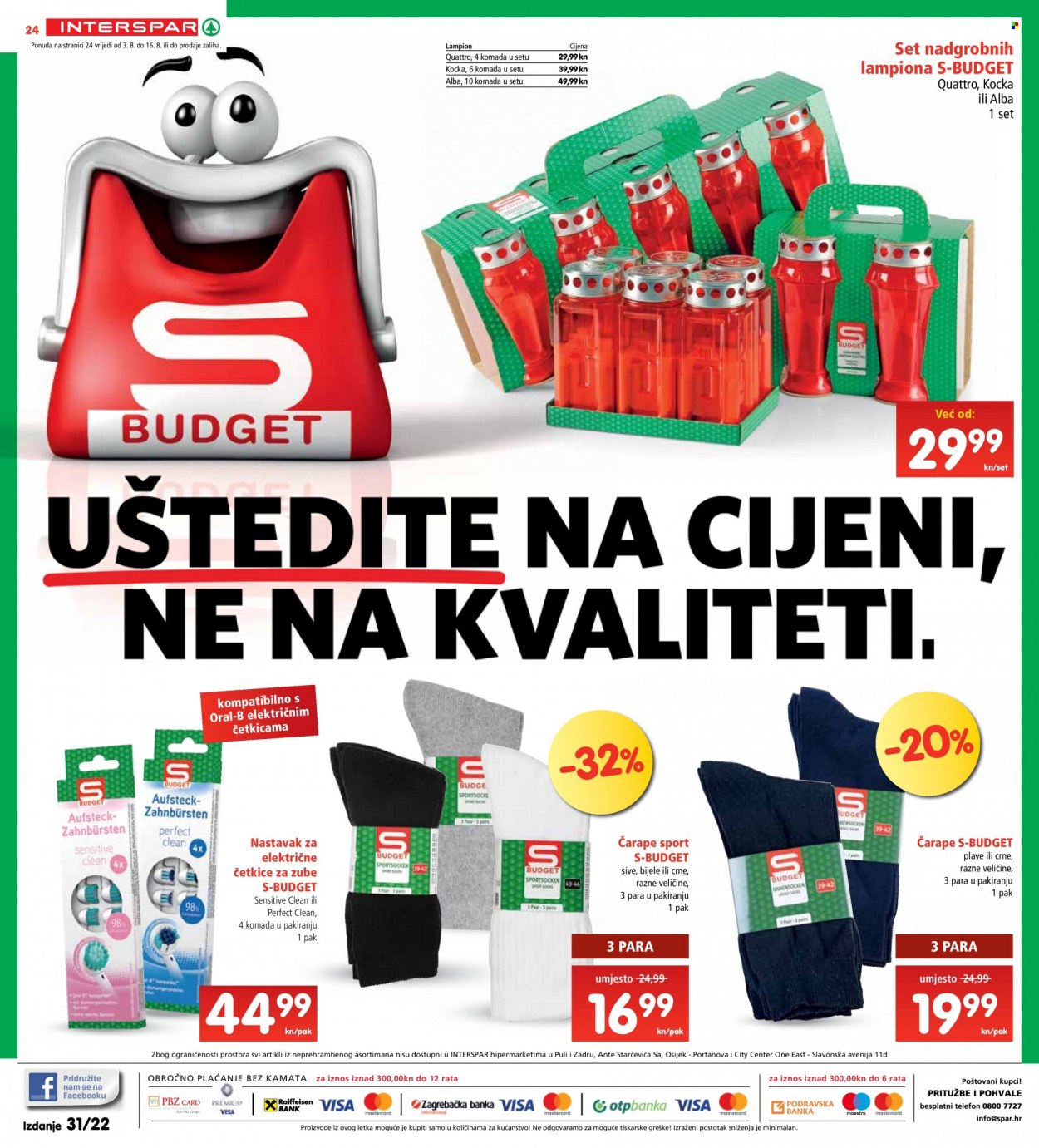INTERSPAR katalog - 03.08.2022. - 09.08.2022. Stranica 24
