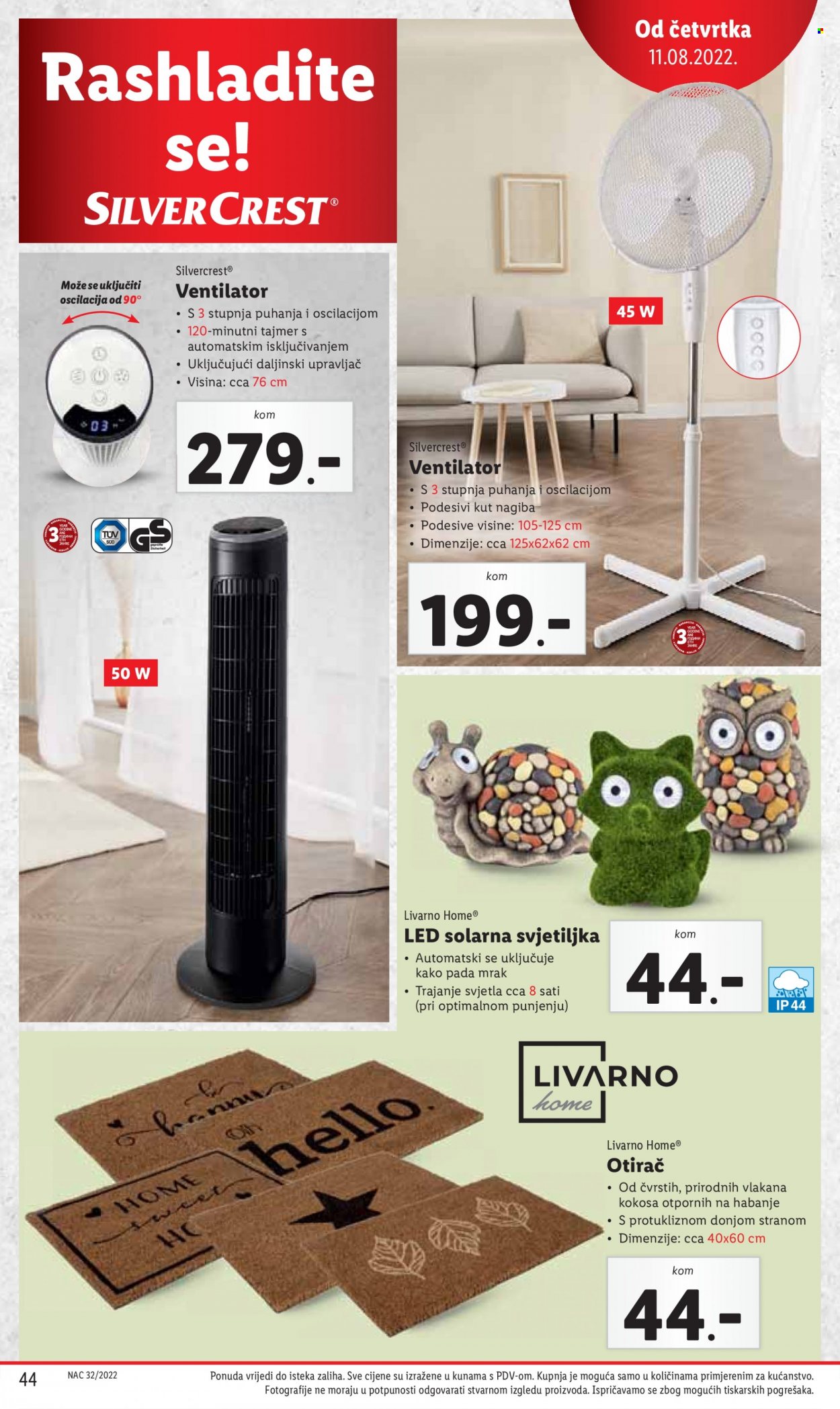 Lidl katalog - 08.08.2022. - 15.08.2022. Stranica 44