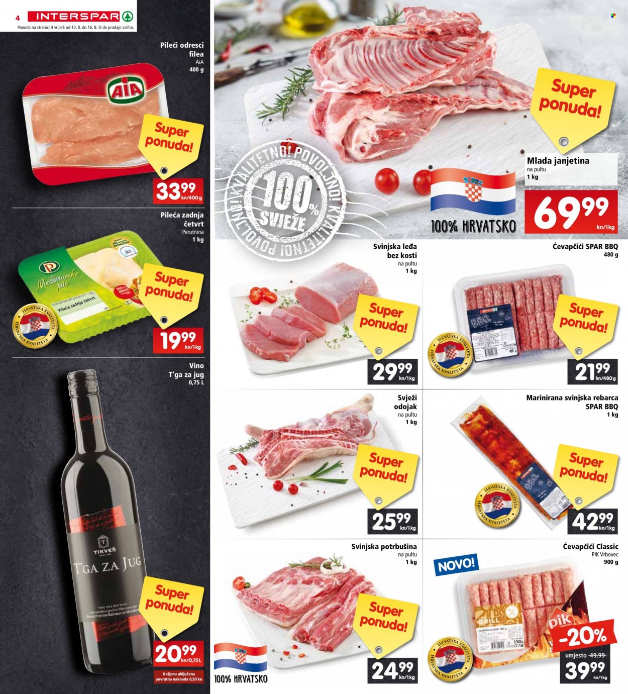 INTERSPAR katalog - 10.08.2022. - 16.08.2022. Stranica 4