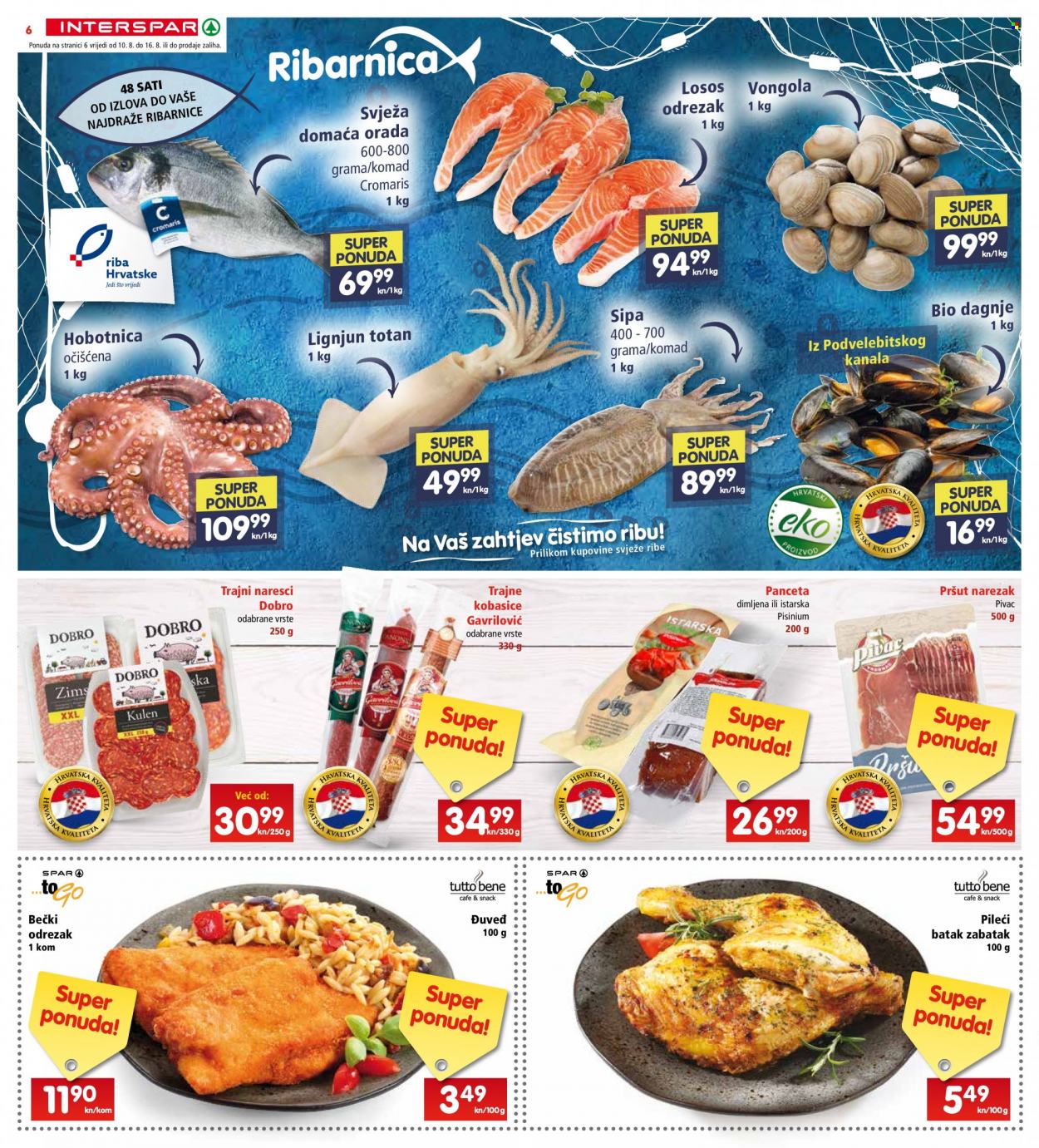 INTERSPAR katalog - 10.08.2022. - 16.08.2022. Stranica 6