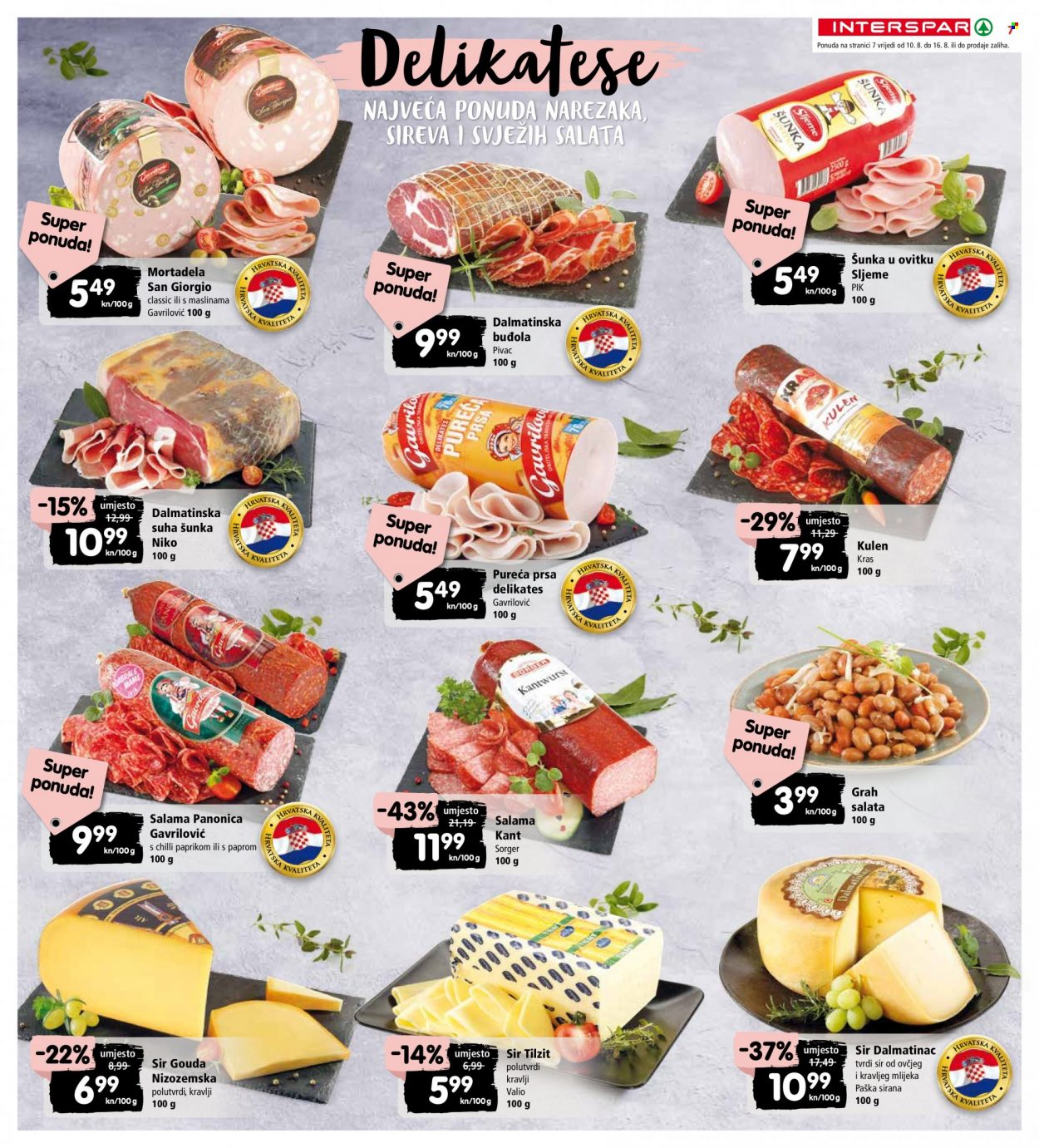 INTERSPAR katalog - 10.08.2022. - 16.08.2022. Stranica 7
