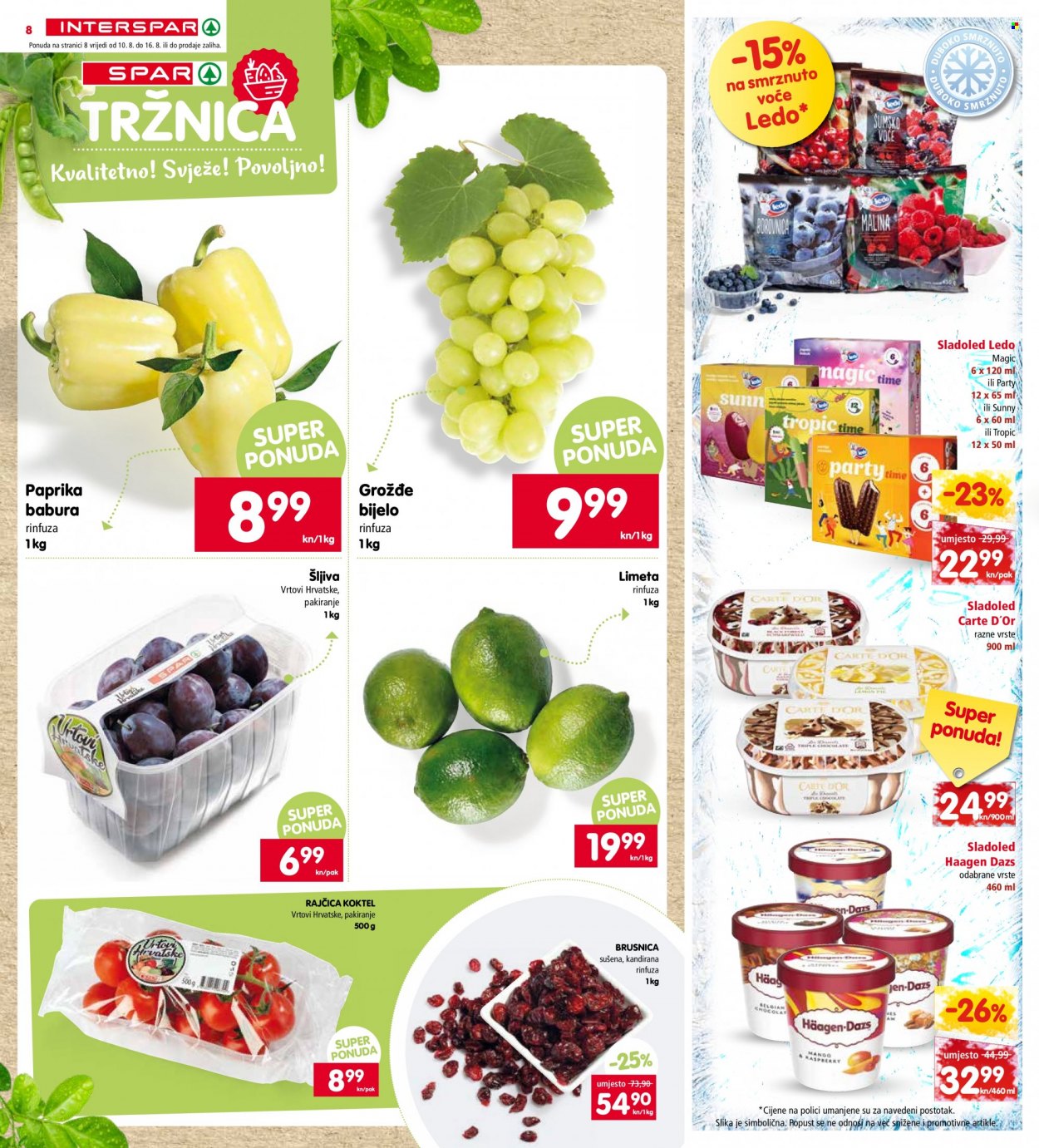 INTERSPAR katalog - 10.08.2022. - 16.08.2022. Stranica 8