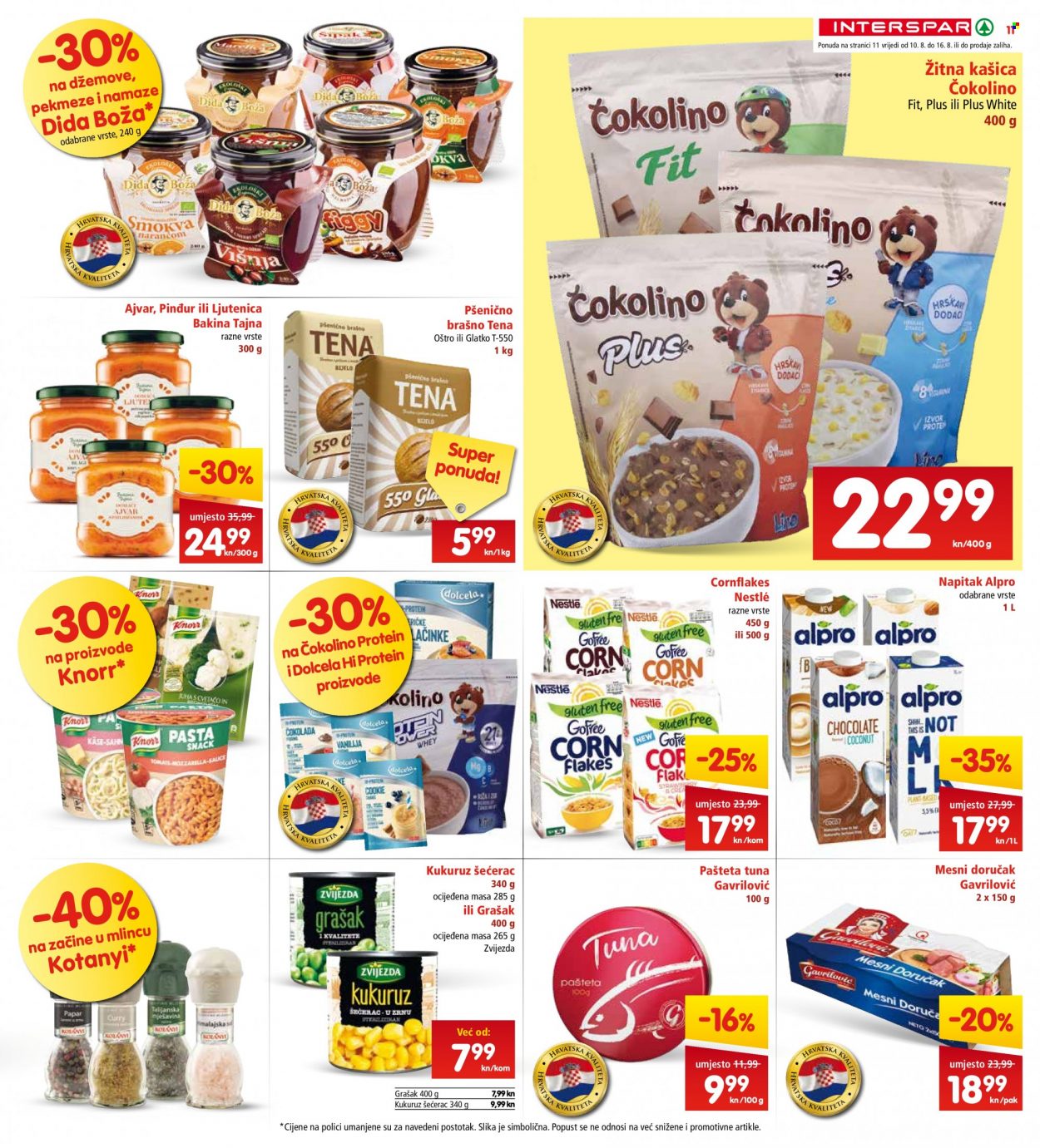 INTERSPAR katalog - 10.08.2022. - 16.08.2022. Stranica 11