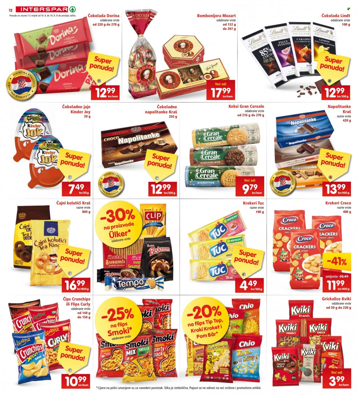 INTERSPAR katalog - 10.08.2022. - 16.08.2022. Stranica 12