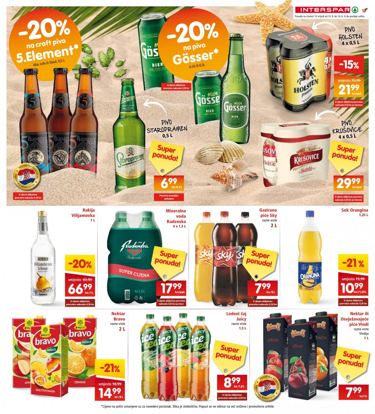 INTERSPAR katalog - 10.08.2022. - 16.08.2022. Stranica 13
