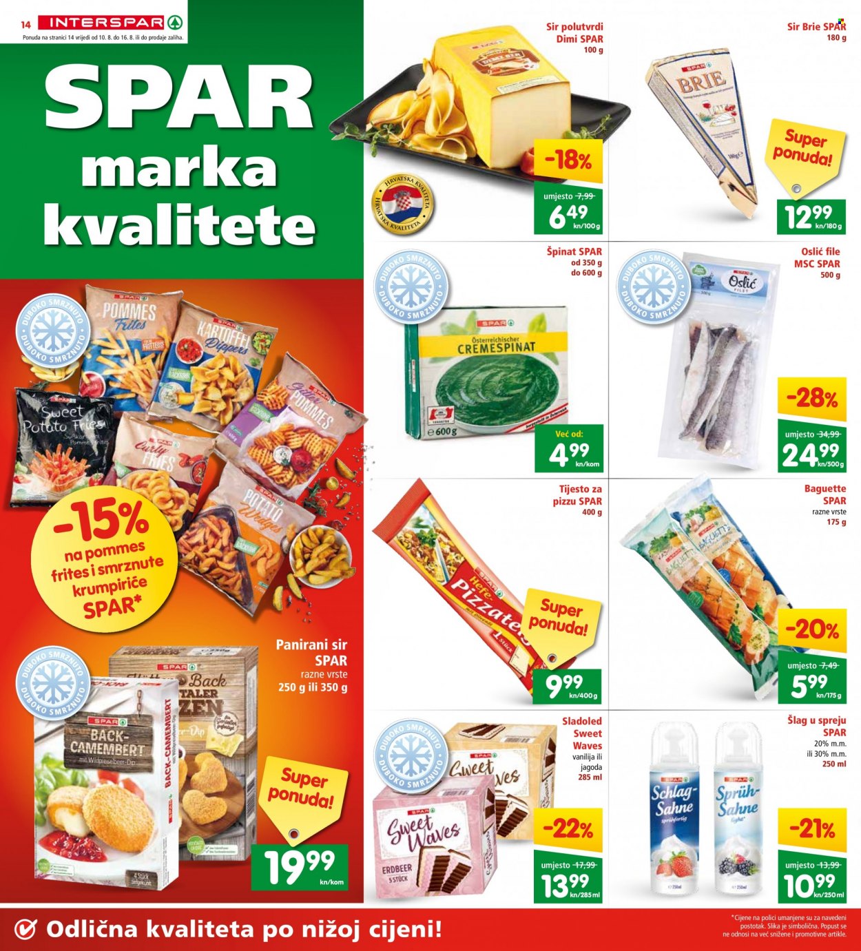 INTERSPAR katalog - 10.08.2022. - 16.08.2022. Stranica 14