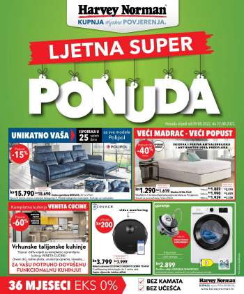 Harvey Norman katalog - 09.08.2022. - 22.08.2022.
