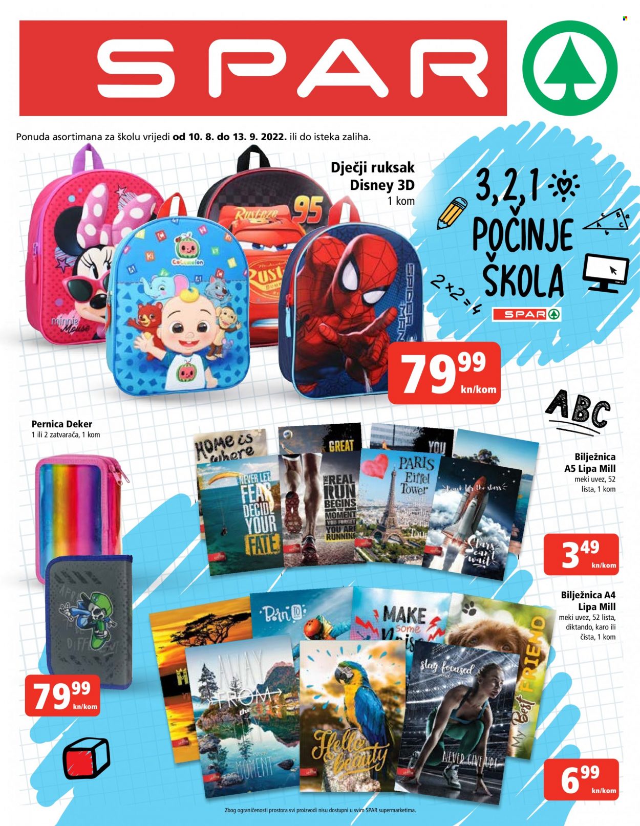 SPAR katalog - 10.08.2022. - 13.09.2022. Stranica 1