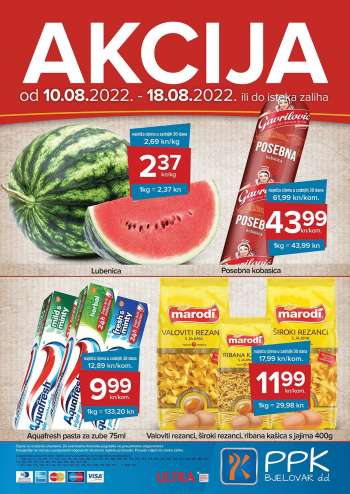 PPK Bjelovar katalog - 10.08.2022. - 18.08.2022.