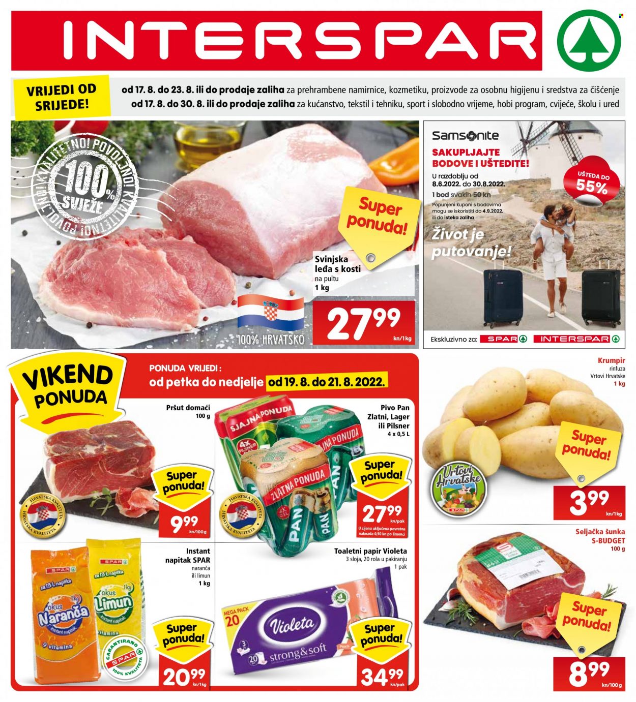 INTERSPAR katalog - 17.08.2022. - 23.08.2022. Stranica 1