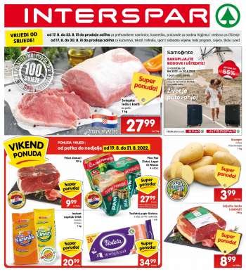 INTERSPAR katalog - 17.08.2022. - 23.08.2022.
