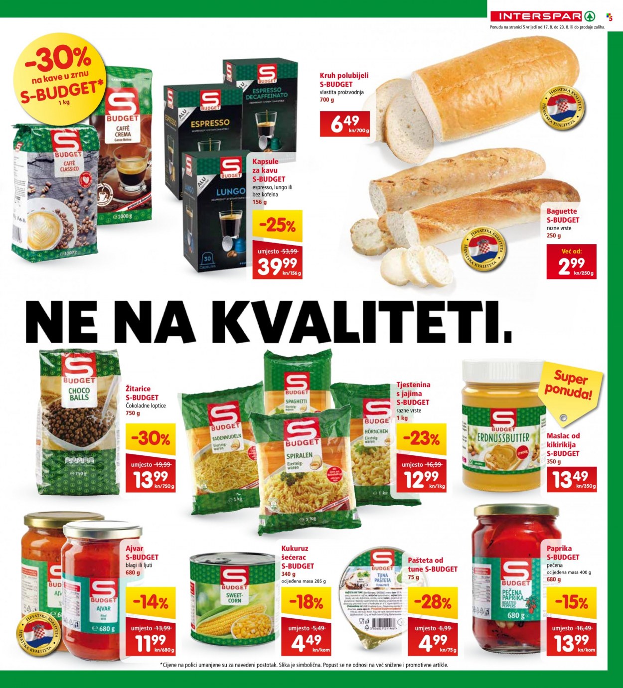 INTERSPAR katalog - 17.08.2022. - 23.08.2022. Stranica 5