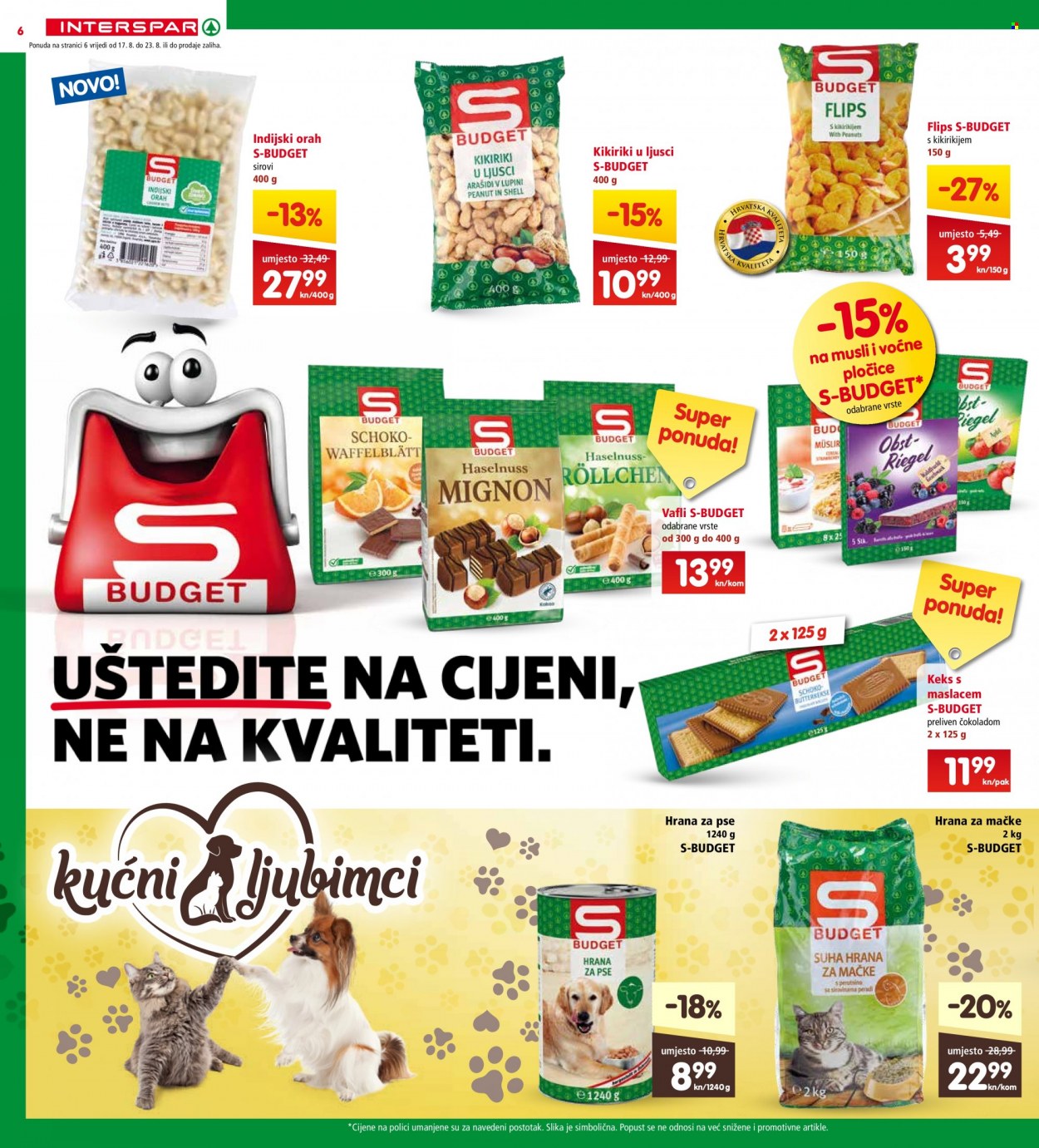 INTERSPAR katalog - 17.08.2022. - 23.08.2022. Stranica 6