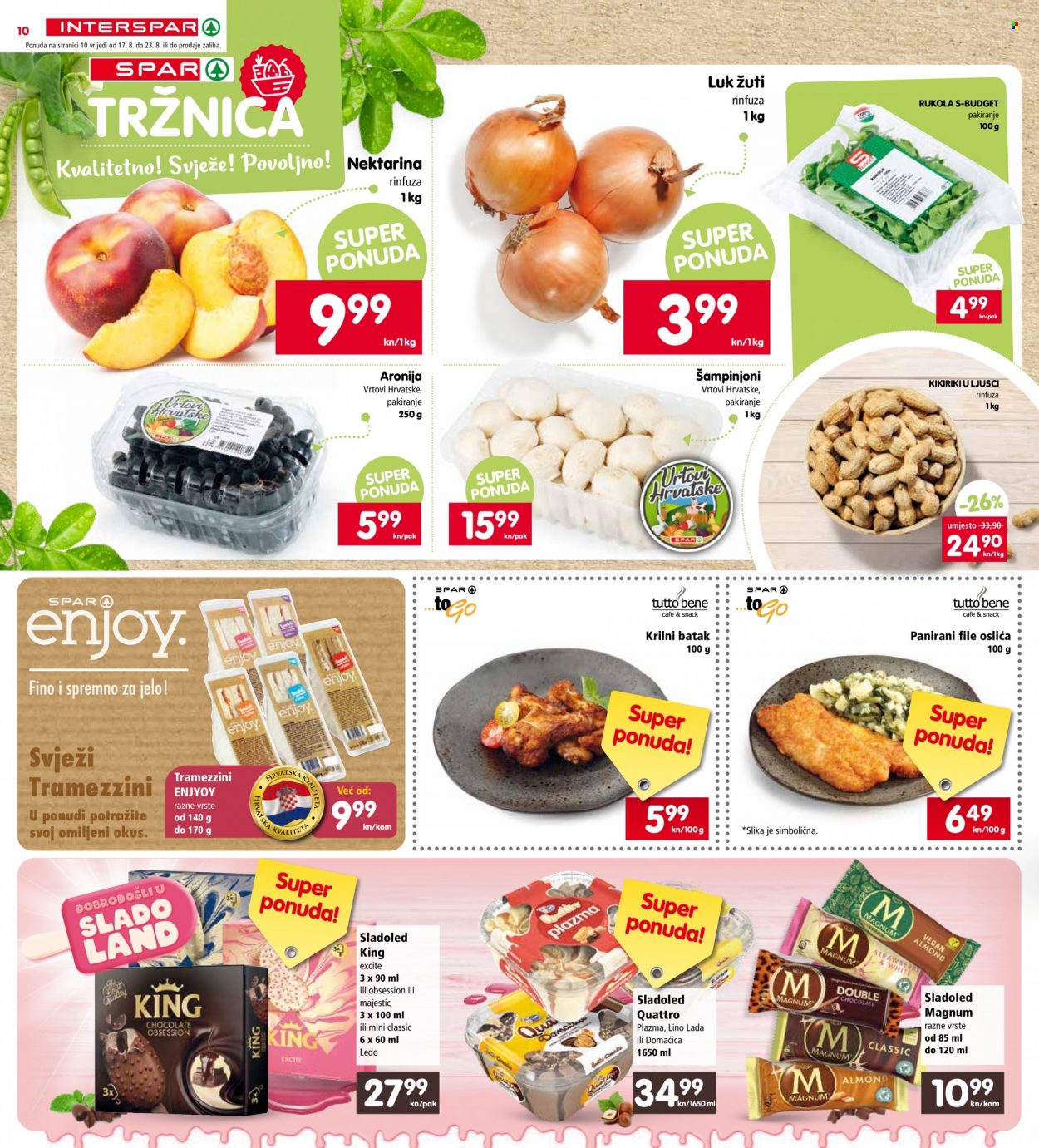 INTERSPAR katalog - 17.08.2022. - 23.08.2022. Stranica 10