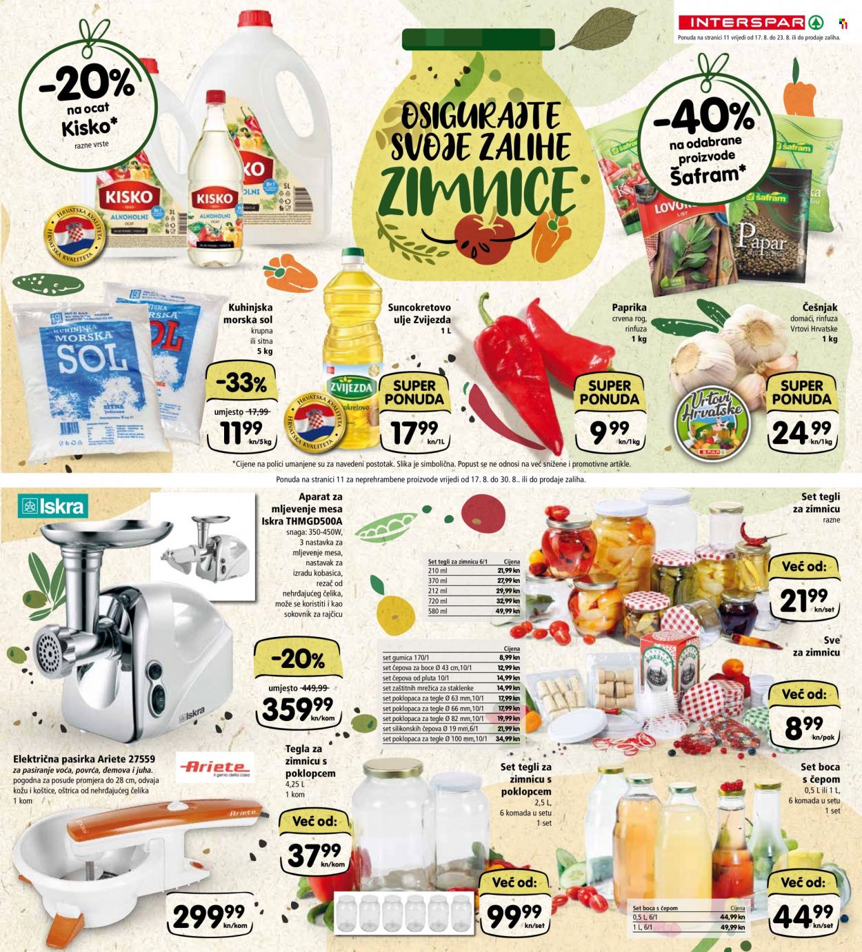 INTERSPAR katalog - 17.08.2022. - 23.08.2022. Stranica 11