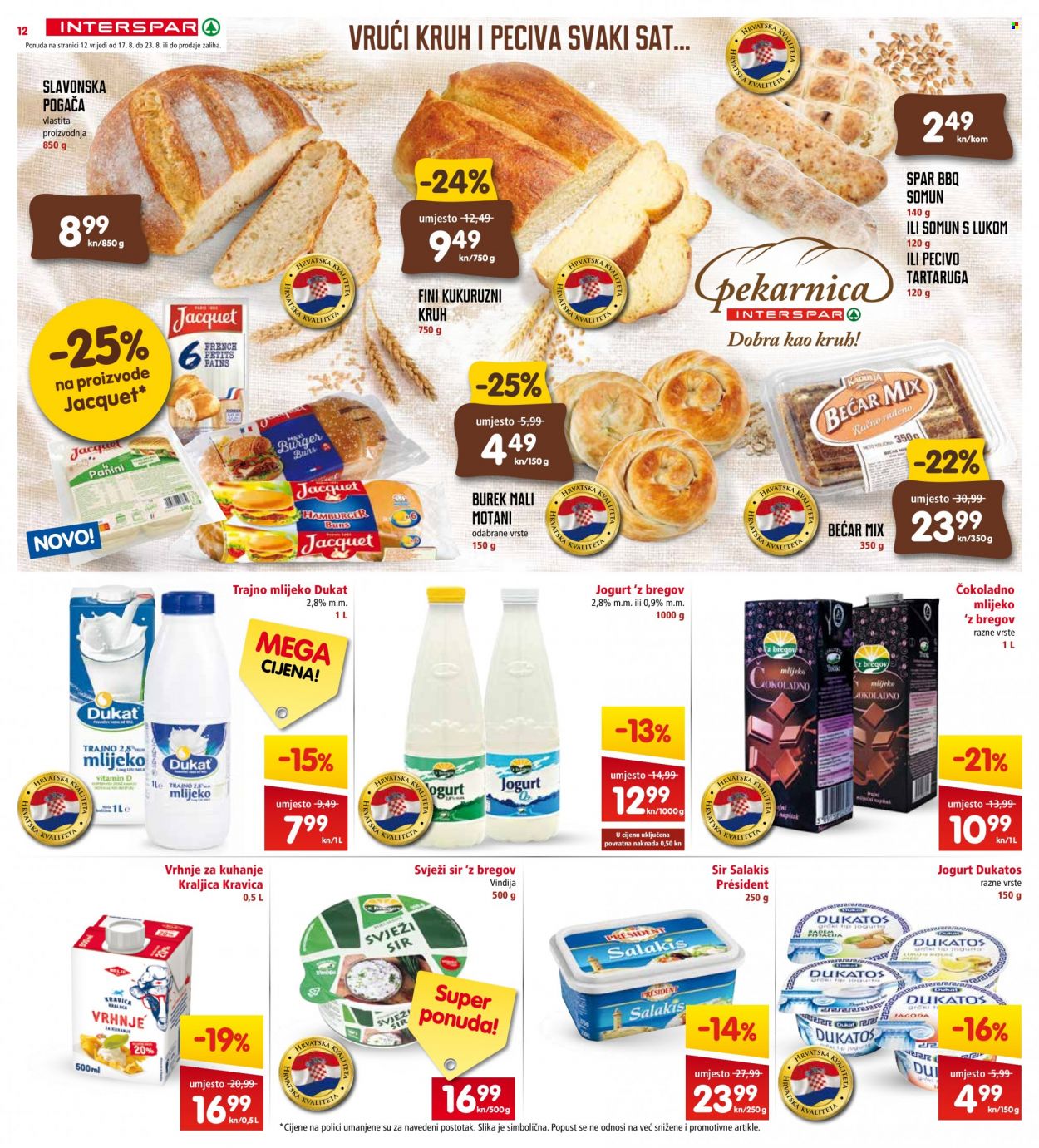 INTERSPAR katalog - 17.08.2022. - 23.08.2022. Stranica 12
