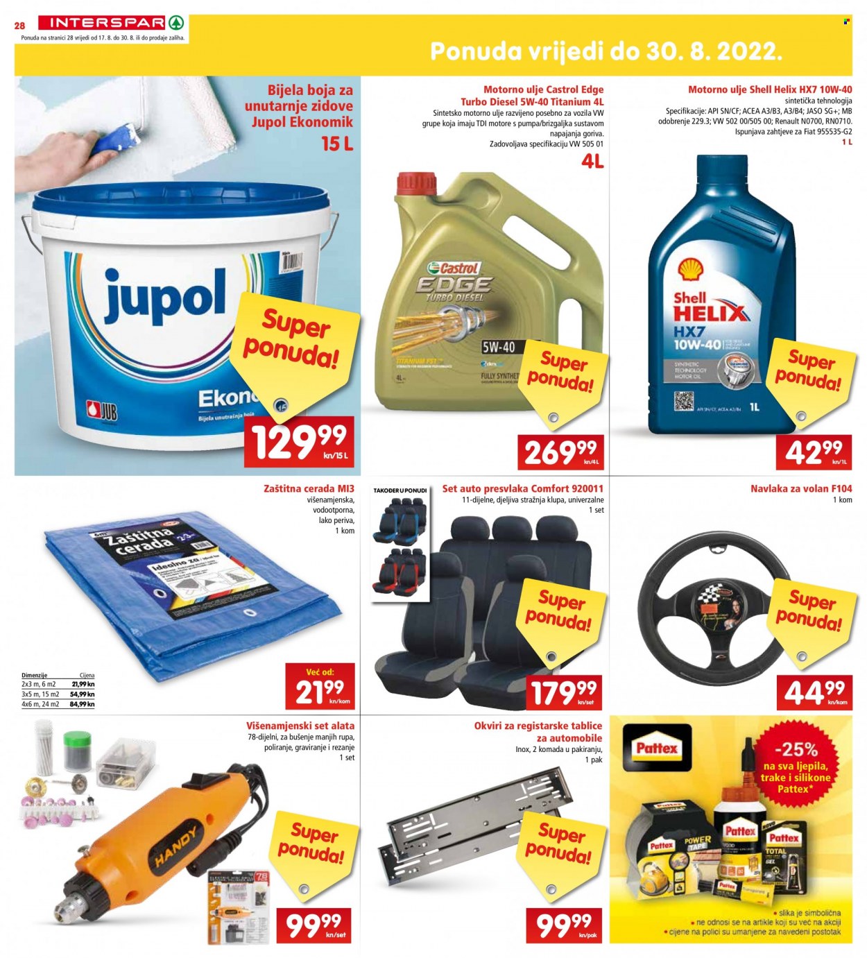 INTERSPAR katalog - 17.08.2022. - 23.08.2022. Stranica 28