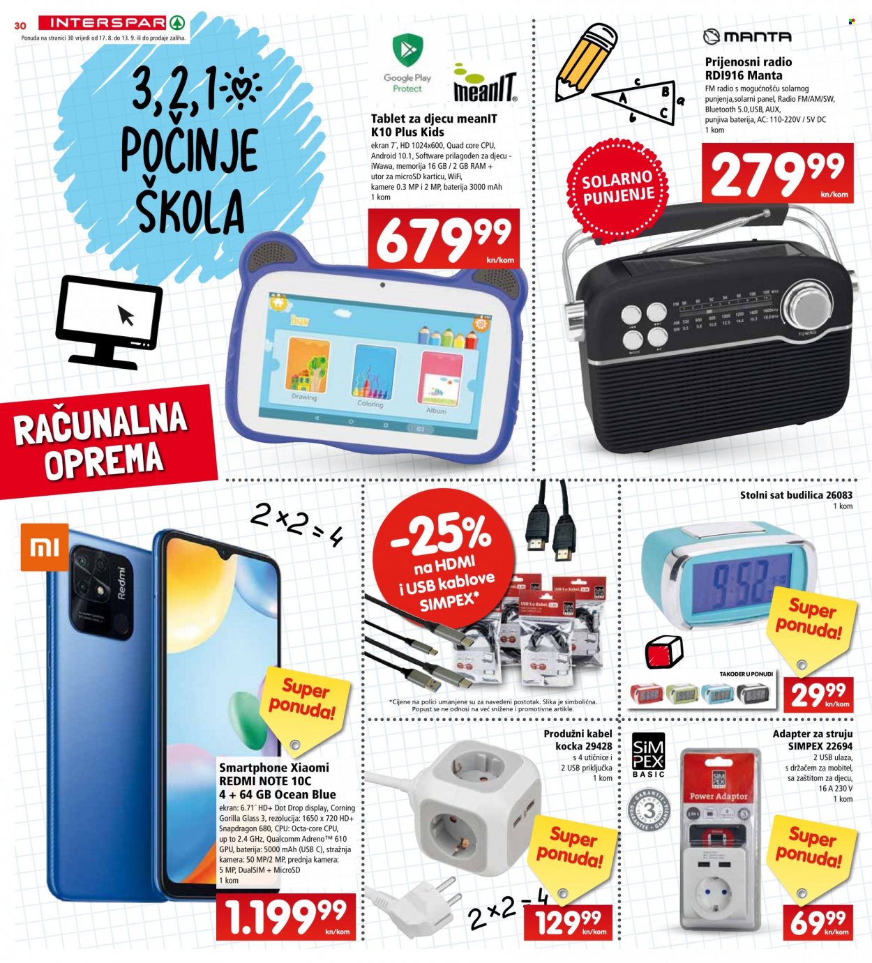 INTERSPAR katalog - 17.08.2022. - 23.08.2022. Stranica 30