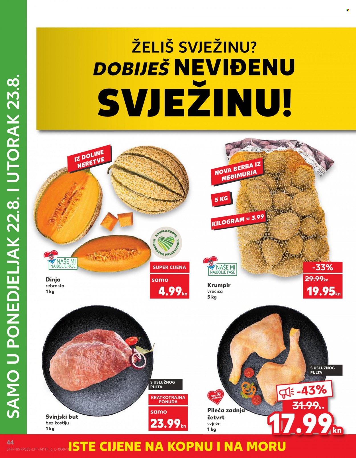 Kaufland katalog - 17.08.2022. - 23.08.2022. Stranica 44