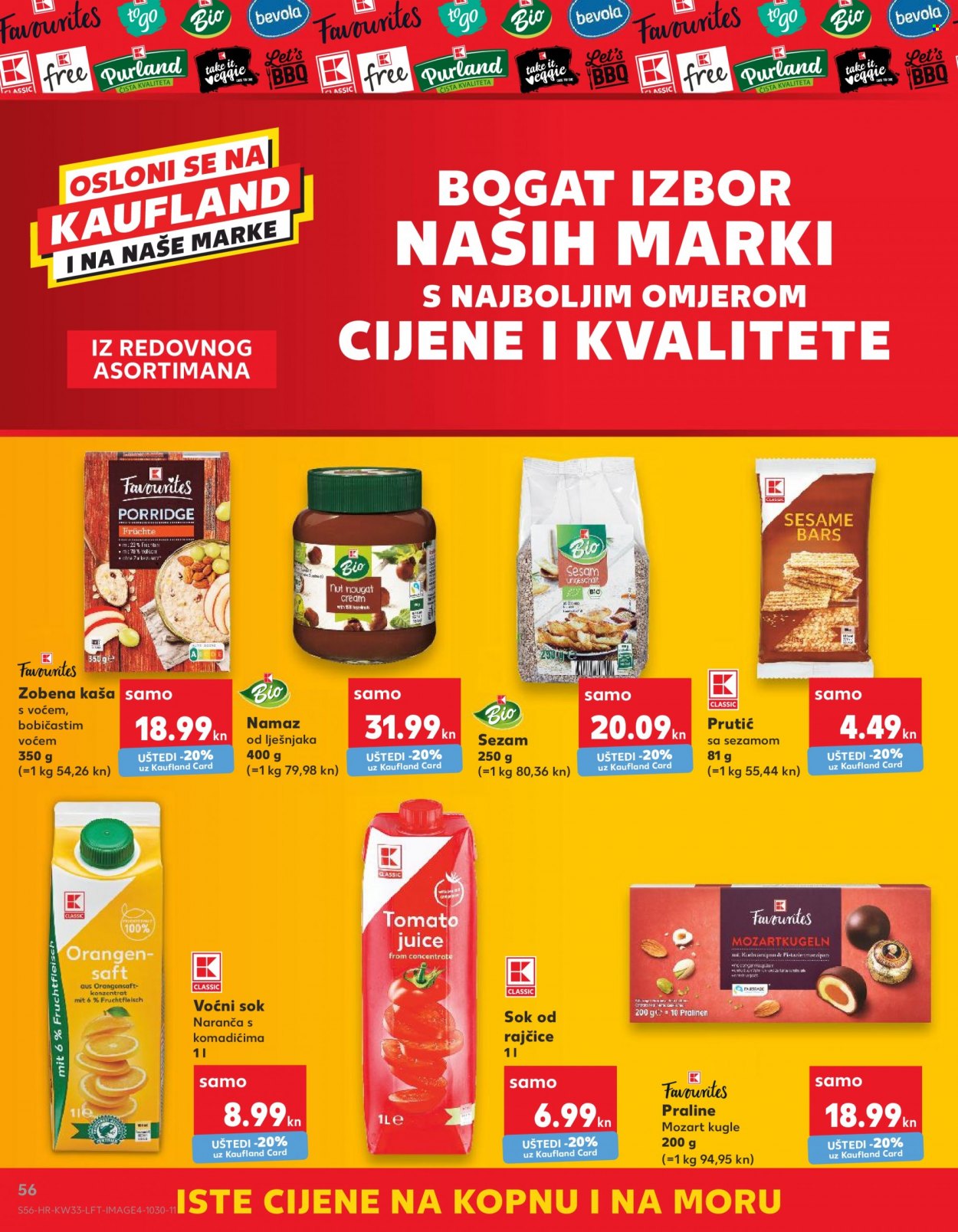 Kaufland katalog - 17.08.2022. - 23.08.2022. Stranica 56