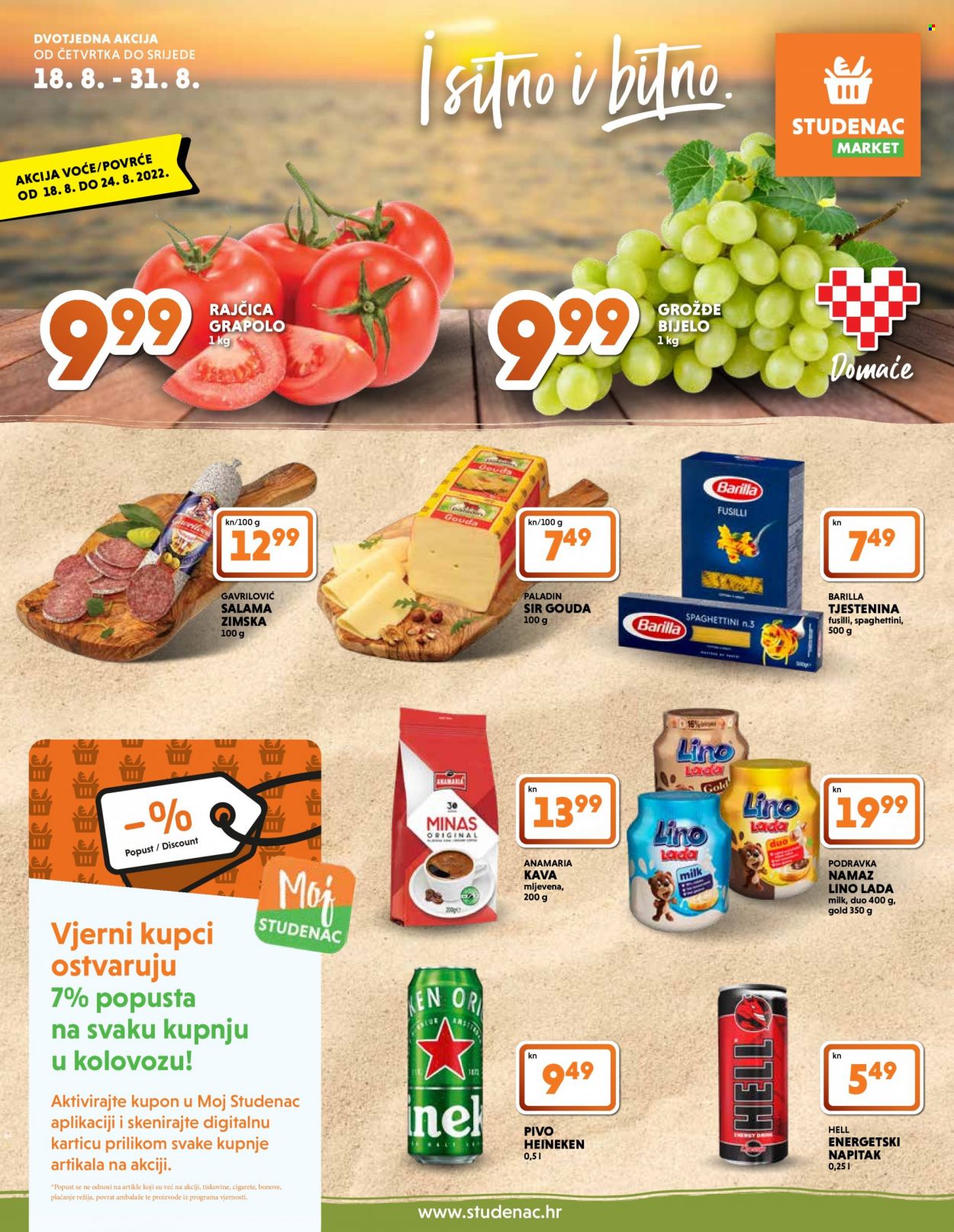 Studenac katalog - 18.08.2022. - 31.08.2022. Stranica 1
