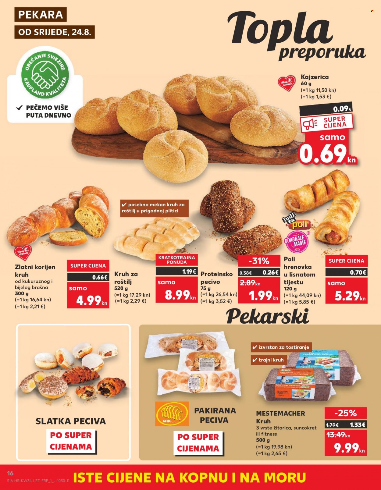 Kaufland katalog - 24.08.2022. - 30.08.2022. Stranica 16