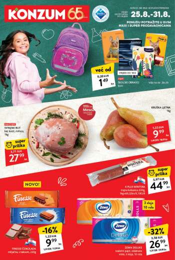 Konzum katalog - 25.08.2022. - 31.08.2022.