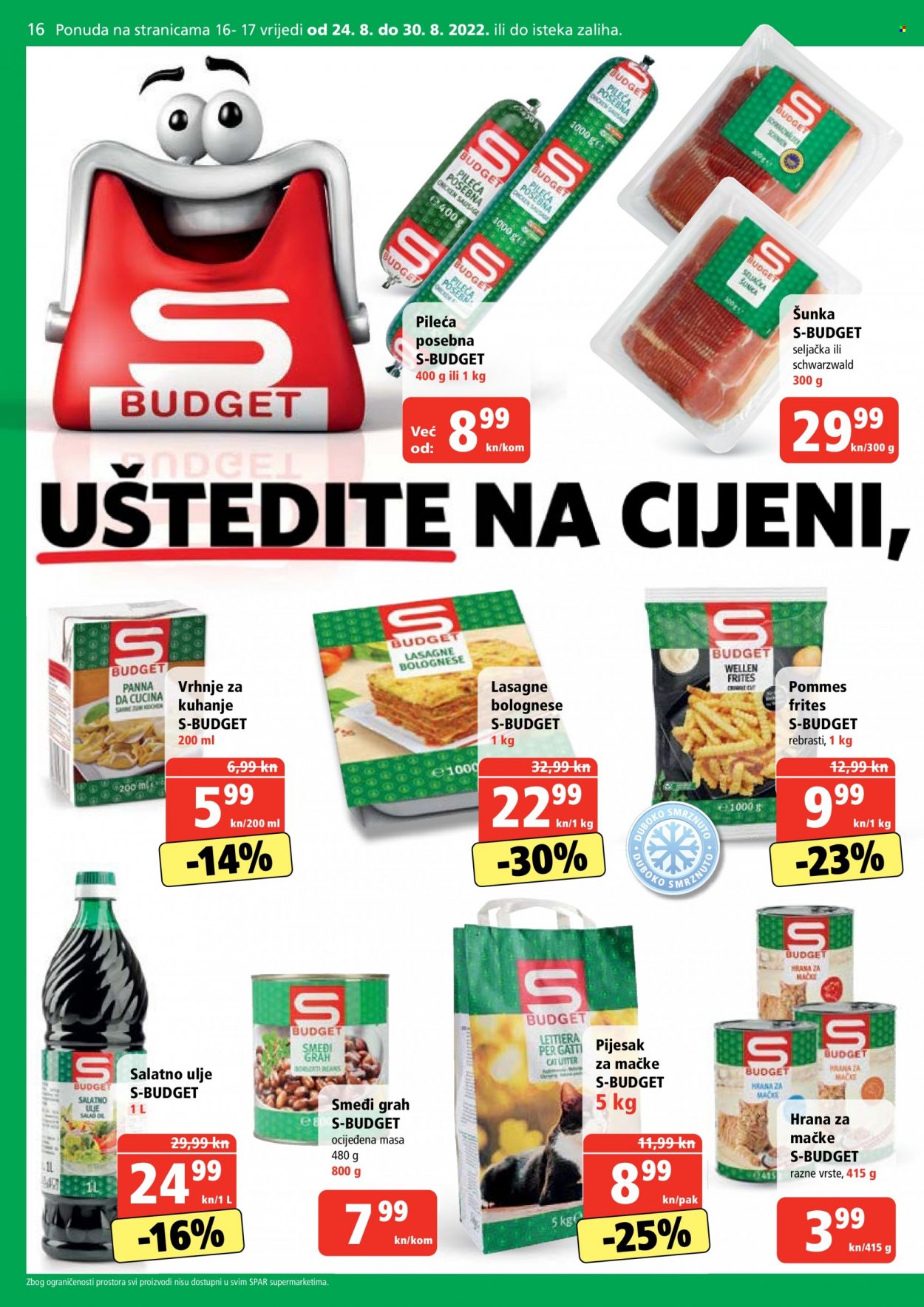 SPAR katalog - 24.08.2022. - 30.08.2022. Stranica 16