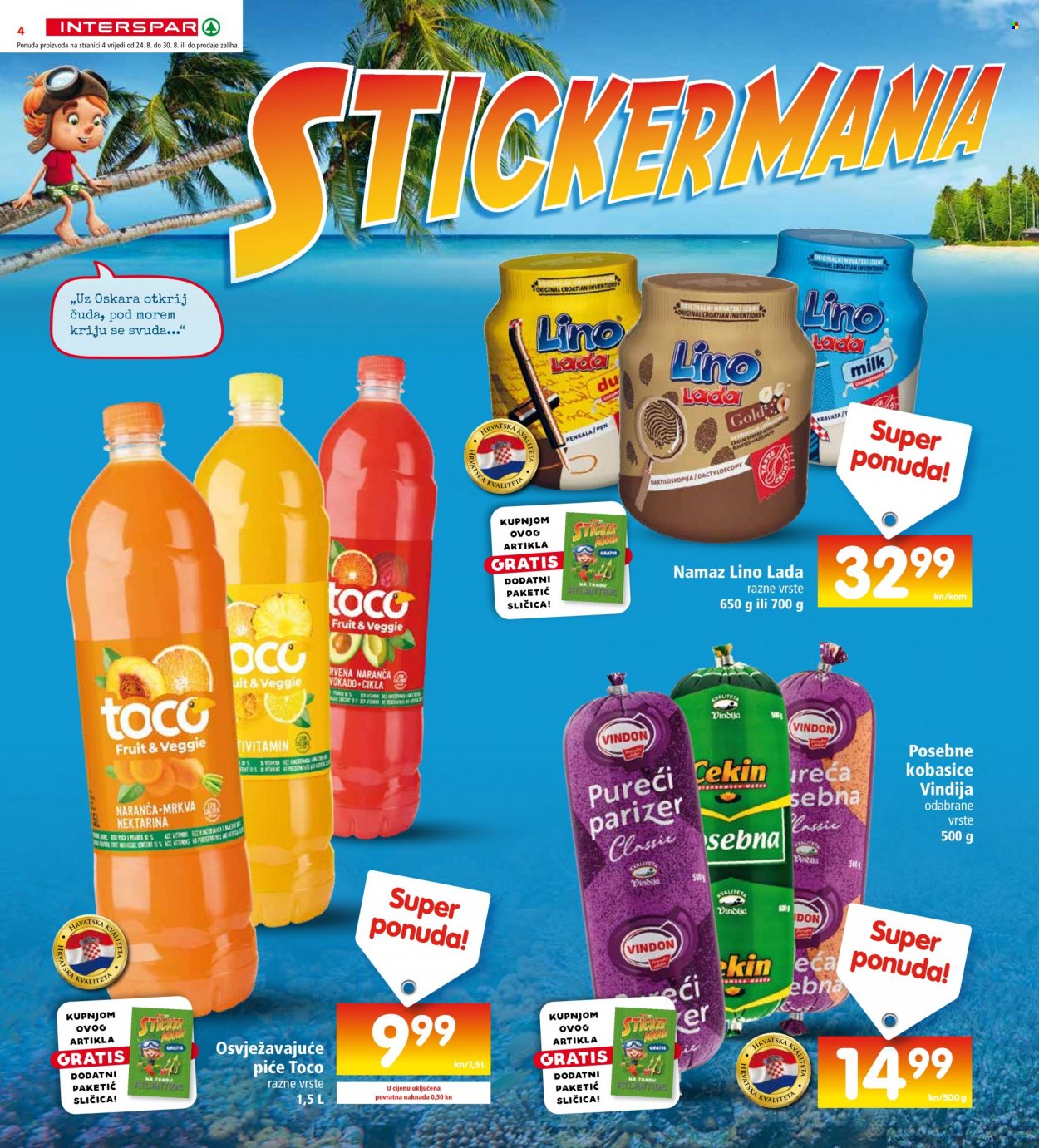 INTERSPAR katalog - 24.08.2022. - 30.08.2022. Stranica 4