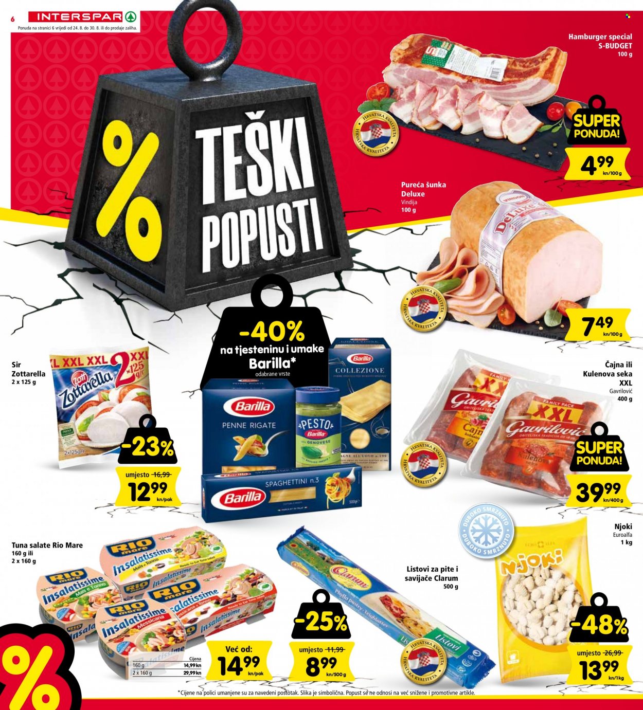 INTERSPAR katalog - 24.08.2022. - 30.08.2022. Stranica 6