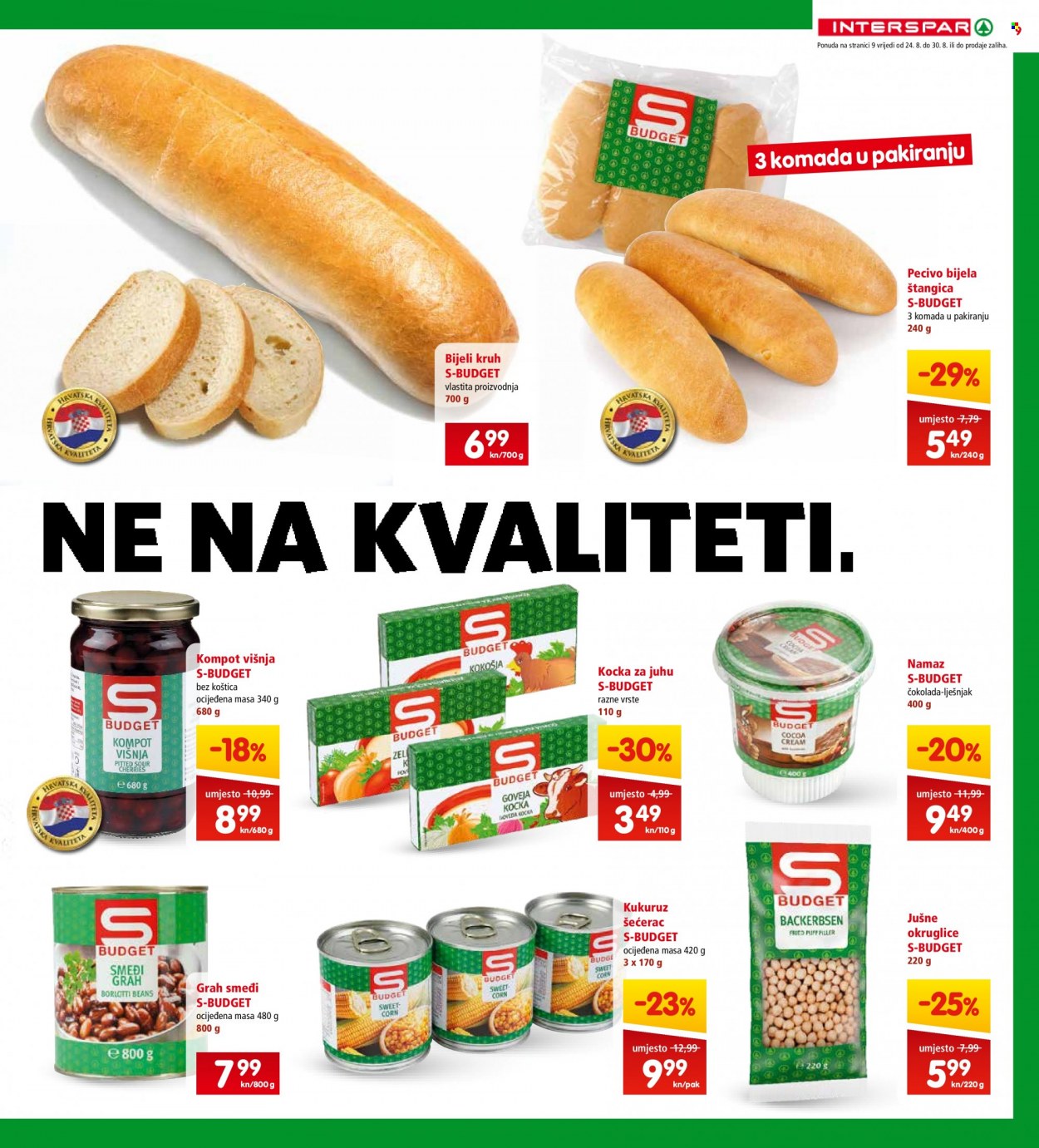 INTERSPAR katalog - 24.08.2022. - 30.08.2022. Stranica 9