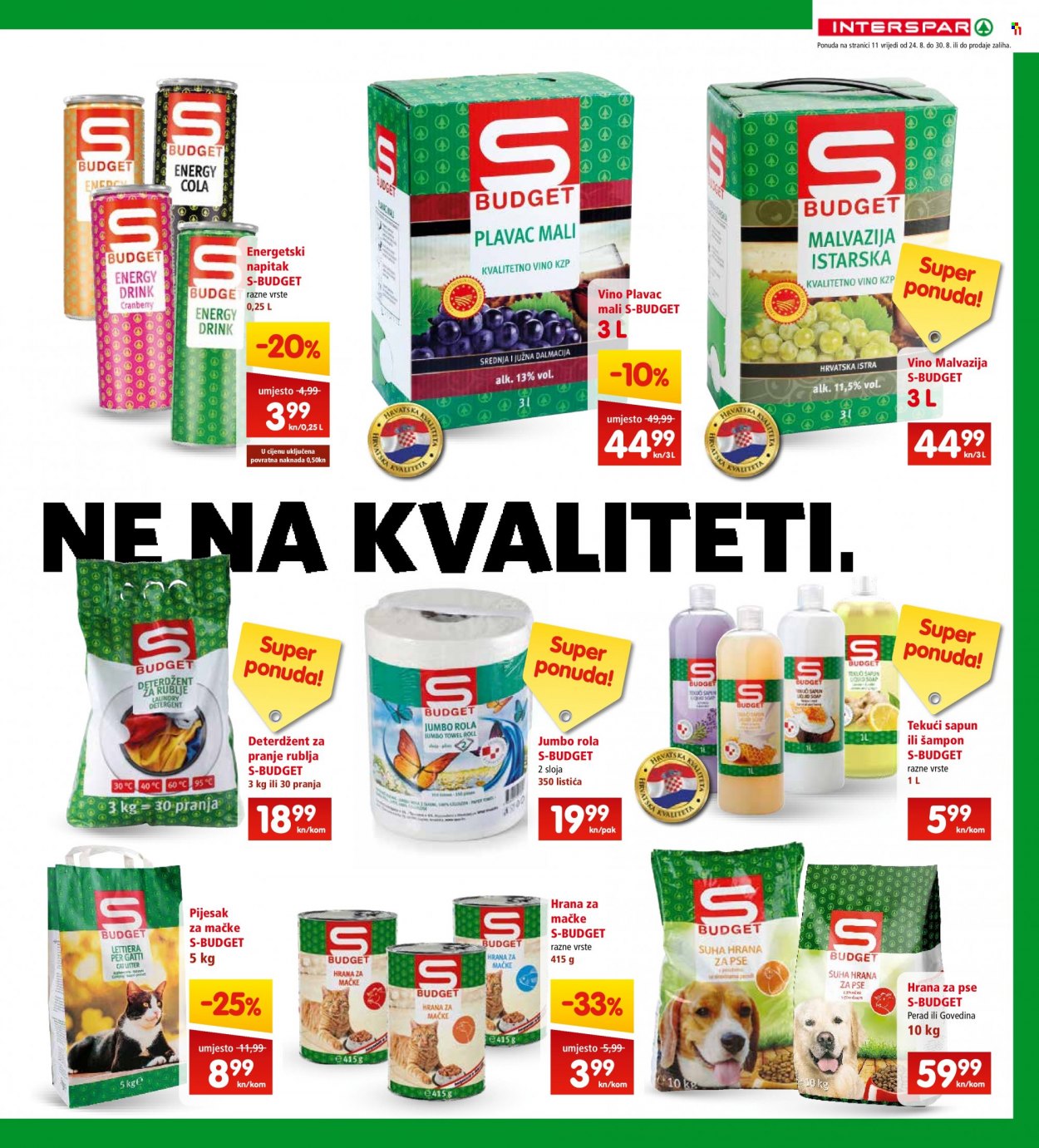 INTERSPAR katalog - 24.08.2022. - 30.08.2022. Stranica 11