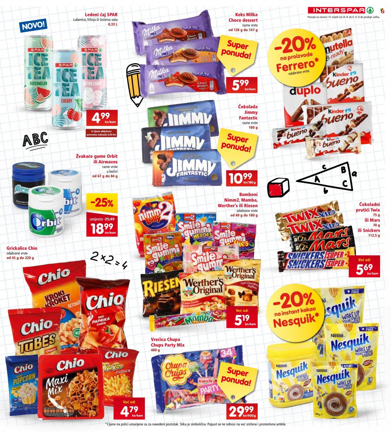 INTERSPAR katalog - 24.08.2022. - 30.08.2022. Stranica 15