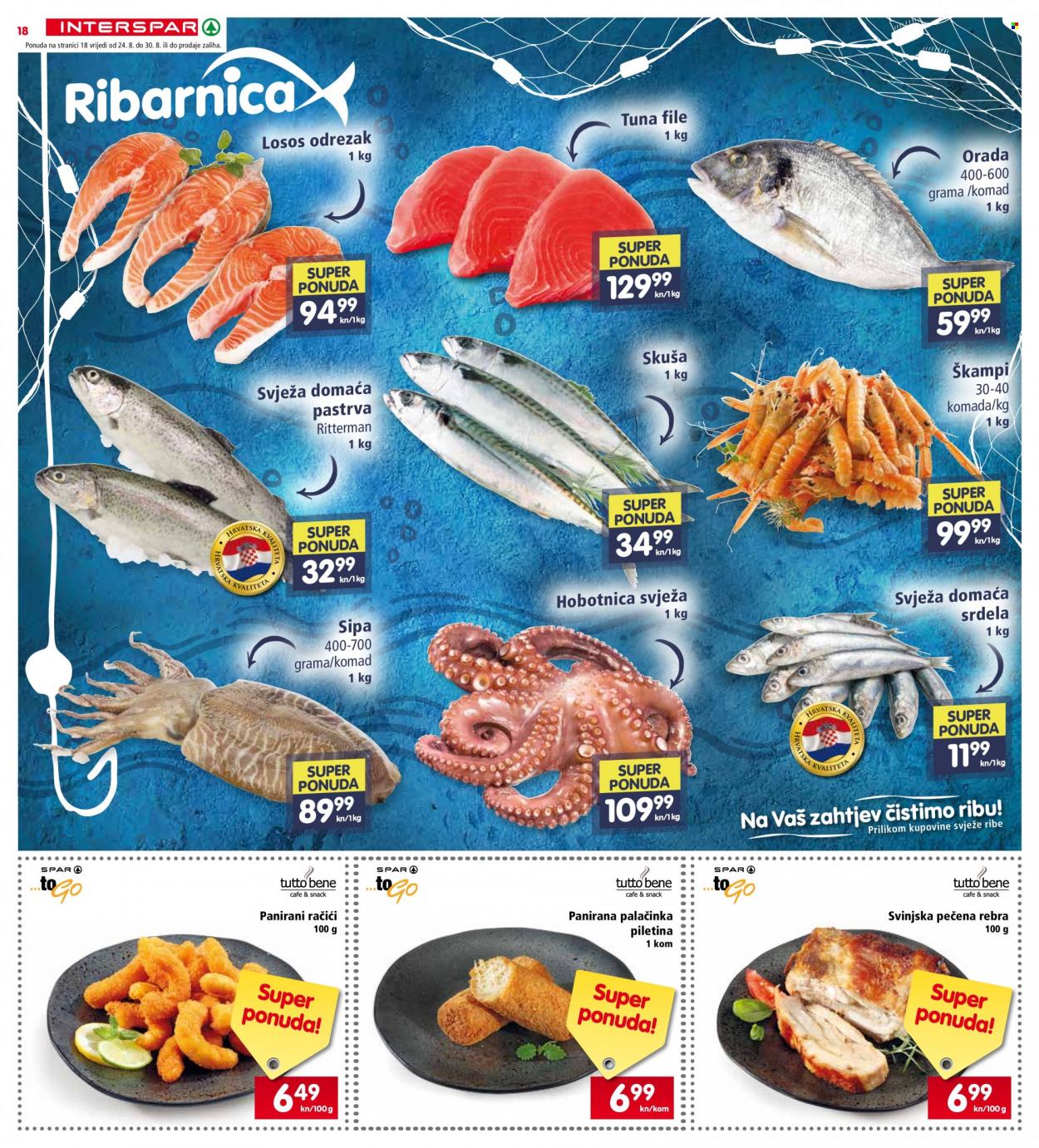 INTERSPAR katalog - 24.08.2022. - 30.08.2022. Stranica 18