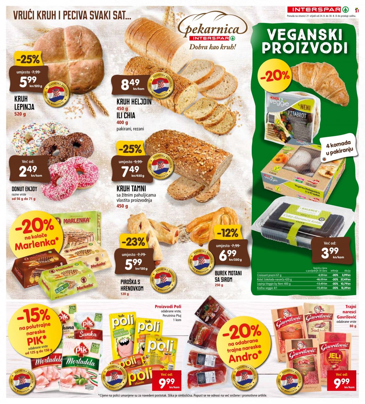 INTERSPAR katalog - 24.08.2022. - 30.08.2022. Stranica 21