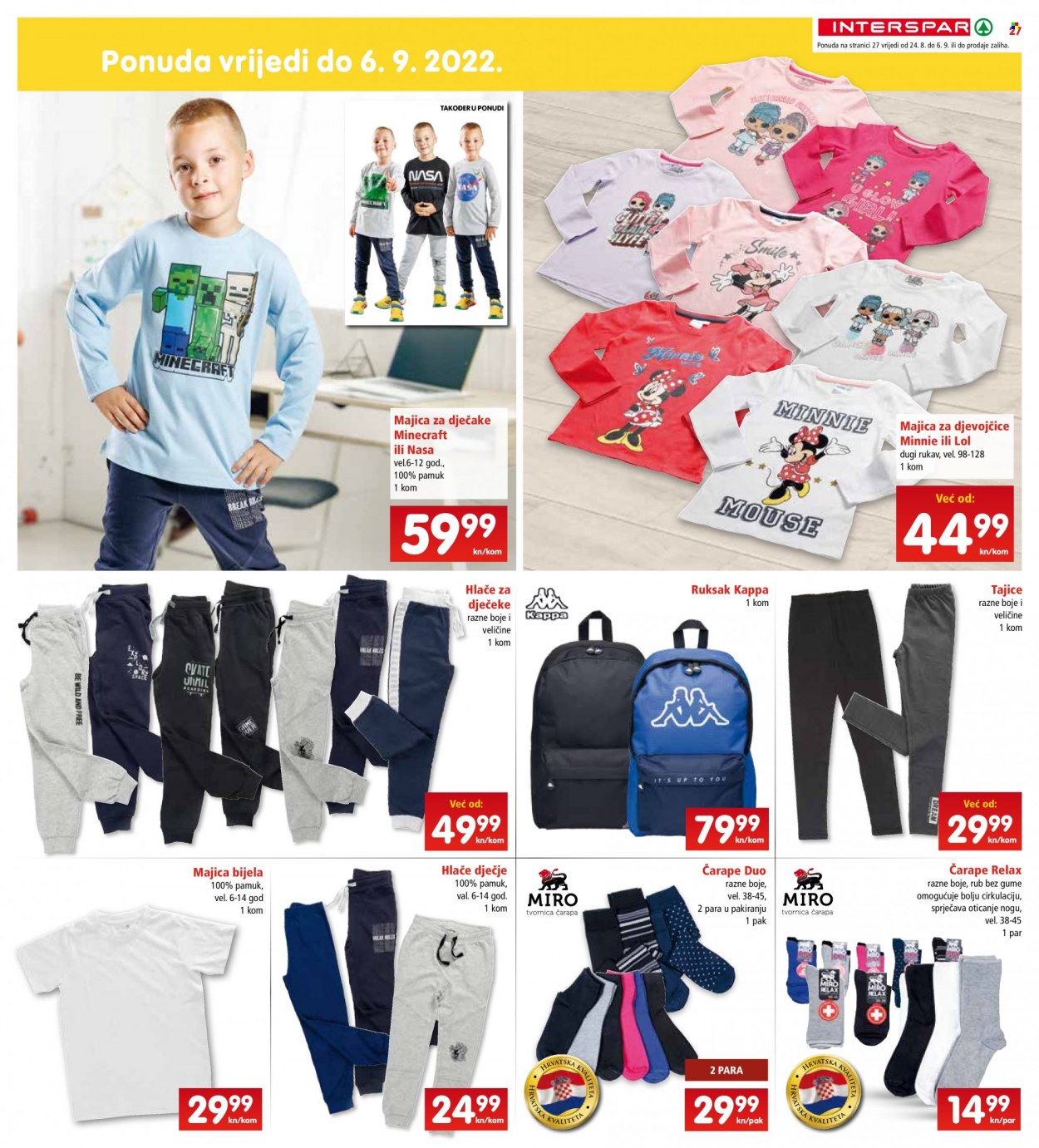 INTERSPAR katalog - 24.08.2022. - 30.08.2022. Stranica 27